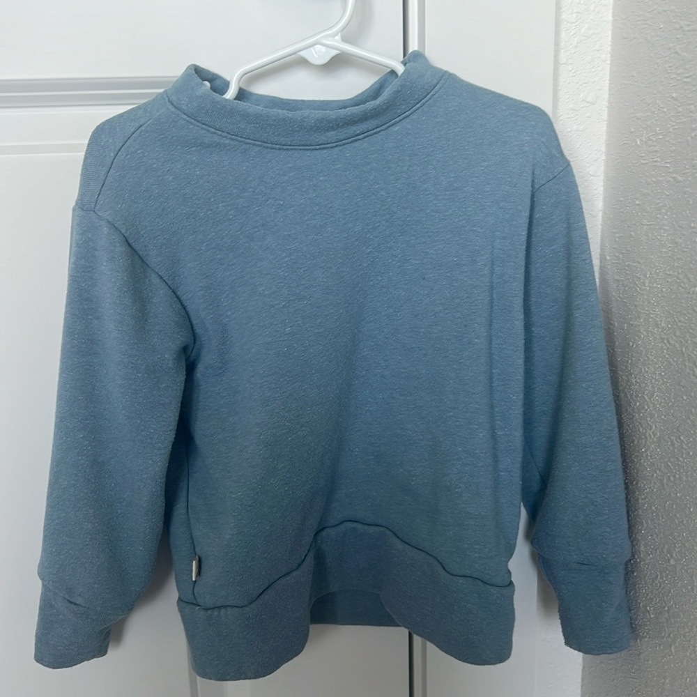 Gently loved, mock, neck sweatshirt, childhood clothing